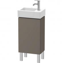 Duravit LC6793R9090 - Duravit L-Cube One Door Floorstanding Vanity Unit Flannel Gray