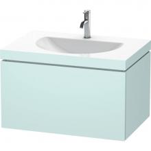 Duravit LC6900O0909 - Duravit L-Cube C-Bonded Wall-Mounted Vanity  Light Blue Matte