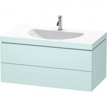 Duravit LC6906O0909 - Duravit L-Cube C-Bonded Wall-Mounted Vanity  Light Blue Matte