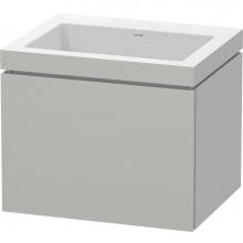 Duravit LC6916N0707 - L-Cube One Drawer C-Bonded Wall-Mount Vanity Kit White