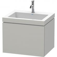 Duravit LC6916O0707 - L-Cube One Drawer C-Bonded Wall-Mount Vanity Kit White