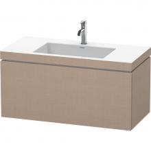 Duravit LC6918O7575 - L-Cube One Drawer C-Bonded Wall-Mount Vanity Kit Linen