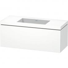 Duravit LC6919N1818 - L-Cube One Drawer C-Bonded Wall-Mount Vanity Kit White