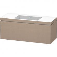 Duravit LC6919N7575 - L-Cube One Drawer C-Bonded Wall-Mount Vanity Kit Linen