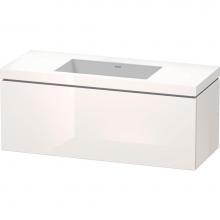 Duravit LC6919N8585 - L-Cube One Drawer C-Bonded Wall-Mount Vanity Kit White