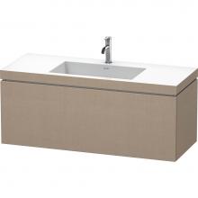 Duravit LC6919O7575 - L-Cube One Drawer C-Bonded Wall-Mount Vanity Kit Linen