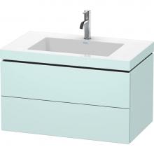 Duravit LC6927O0909 - Duravit L-Cube C-Bonded Wall-Mounted Vanity  Light Blue Matte