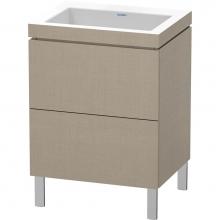 Duravit LC6936N7575 - L-Cube Two Drawer C-Bonded Floorstanding Vanity Kit White