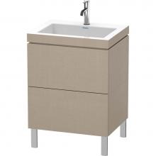 Duravit LC6936O7575 - L-Cube Two Drawer C-Bonded Floorstanding Vanity Kit White