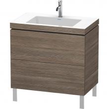 Duravit LC6937O5151 - Duravit L-Cube C-Bonded Floorstanding Vanity  Pine Terra