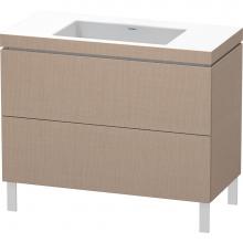 Duravit LC6938N7575 - L-Cube Two Drawer C-Bonded Floorstanding Vanity Kit Linen