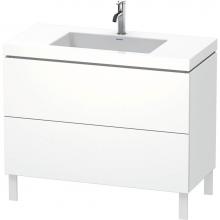 Duravit LC6938O1818 - L-Cube Two Drawer C-Bonded Floorstanding Vanity Kit White