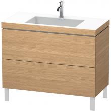 Duravit LC6938O5252 - Duravit L-Cube C-Bonded Floorstanding Vanity  European Oak