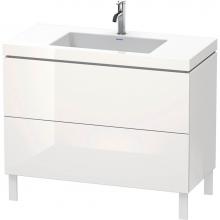 Duravit LC6938O8585 - L-Cube Two Drawer C-Bonded Floorstanding Vanity Kit White