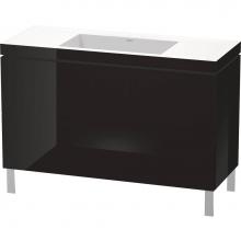 Duravit LC6939N4040 - L-Cube Two Drawer C-Bonded Floorstanding Vanity Kit Black