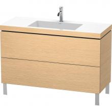 Duravit LC6939O1212 - Duravit L-Cube Two Drawer C-Bonded Floorstanding Vanity Kit Brushed Oak