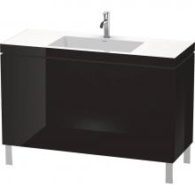 Duravit LC6939O4040 - L-Cube Two Drawer C-Bonded Floorstanding Vanity Kit Black