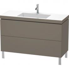 Duravit LC6939O9090 - Duravit L-Cube Two Drawer C-Bonded Floorstanding Vanity Kit Flannel Gray