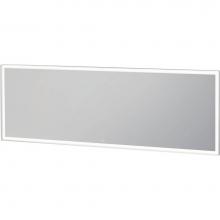 Duravit LC7387000006000 - L-Cube Mirror with Lighting White Aluminum