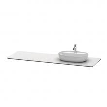 Duravit LU9468R1717 - Luv Console with One Sink Cut-Out White