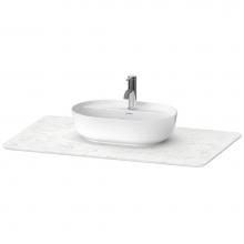 Duravit LU946901717 - Luv Console with One Sink Cut-Out White