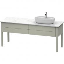 Duravit LU9563R6060 - Luv Two Drawer Floorstanding Vanity Unit Taupe