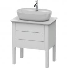 Duravit LU956503636 - Luv One Drawer Floorstanding Vanity Unit White