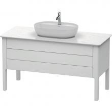 Duravit LU956603636 - Luv One Drawer Floorstanding Vanity Unit White