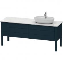 Duravit LU9568R9898 - Luv Two Drawer Floorstanding Vanity Unit Midnight Blue