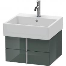 Duravit VA628403838 - Duravit Vero Air Vanity Unit Wall-Mounted  Dolomiti Gray High Gloss