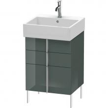 Duravit VA658403838 - Duravit Vero Air Floor Standing Vanity Unit  Dolomiti Gray High Gloss