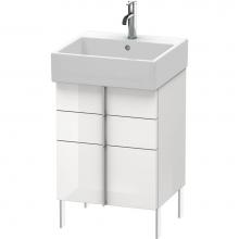 Duravit VA658408585 - Duravit Vero Air Floor Standing Vanity Unit  White High Gloss