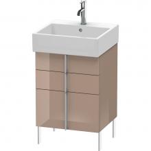 Duravit VA658408686 - Duravit Vero Air Floor Standing Vanity Unit  Cappuccino High Gloss