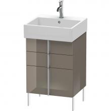 Duravit VA658408989 - Duravit Vero Air Floor Standing Vanity Unit  Flannel Gray High Gloss