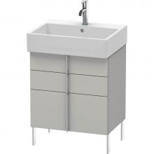 Duravit VA658500707 - Duravit Vero Air Floor Standing Vanity Unit  Concrete Gray Matte