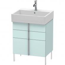 Duravit VA658500909 - Duravit Vero Air Floor Standing Vanity Unit  Light Blue Matte