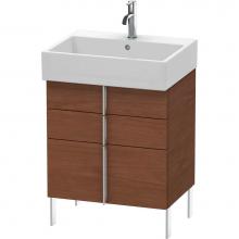 Duravit VA658501313 - Duravit Vero Air Floor Standing Vanity Unit  American Walnut