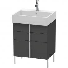 Duravit VA658504949 - Duravit Vero Air Floor Standing Vanity Unit  Graphite Matte