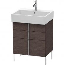 Duravit VA658507272 - Duravit Vero Air Floor Standing Vanity Unit  Brushed Dark Oak