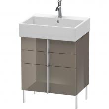 Duravit VA658508989 - Duravit Vero Air Floor Standing Vanity Unit  Flannel Gray High Gloss