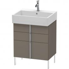 Duravit VA658509090 - Duravit Vero Air Floor Standing Vanity Unit  Flannel Gray Satin Matte