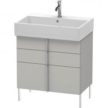 Duravit VA658600707 - Duravit Vero Air Floor Standing Vanity Unit  Concrete Gray Matte