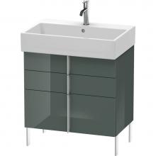 Duravit VA658603838 - Duravit Vero Air Floor Standing Vanity Unit  Dolomiti Gray High Gloss