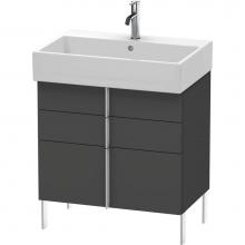 Duravit VA658604949 - Duravit Vero Air Floor Standing Vanity Unit  Graphite Matte