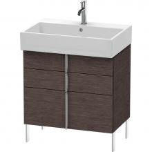 Duravit VA658607272 - Duravit Vero Air Floor Standing Vanity Unit  Brushed Dark Oak