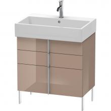 Duravit VA658608686 - Duravit Vero Air Floor Standing Vanity Unit  Cappuccino High Gloss