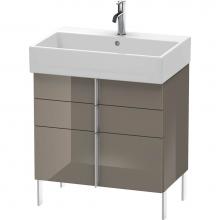 Duravit VA658608989 - Duravit Vero Air Floor Standing Vanity Unit  Flannel Gray High Gloss