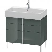 Duravit VA658703838 - Duravit Vero Air Floor Standing Vanity Unit  Dolomiti Gray High Gloss