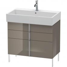 Duravit VA658708989 - Duravit Vero Air Floor Standing Vanity Unit  Flannel Gray High Gloss