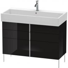 Duravit VA658804040 - Duravit Vero Air Floor Standing Vanity Unit  Black High Gloss